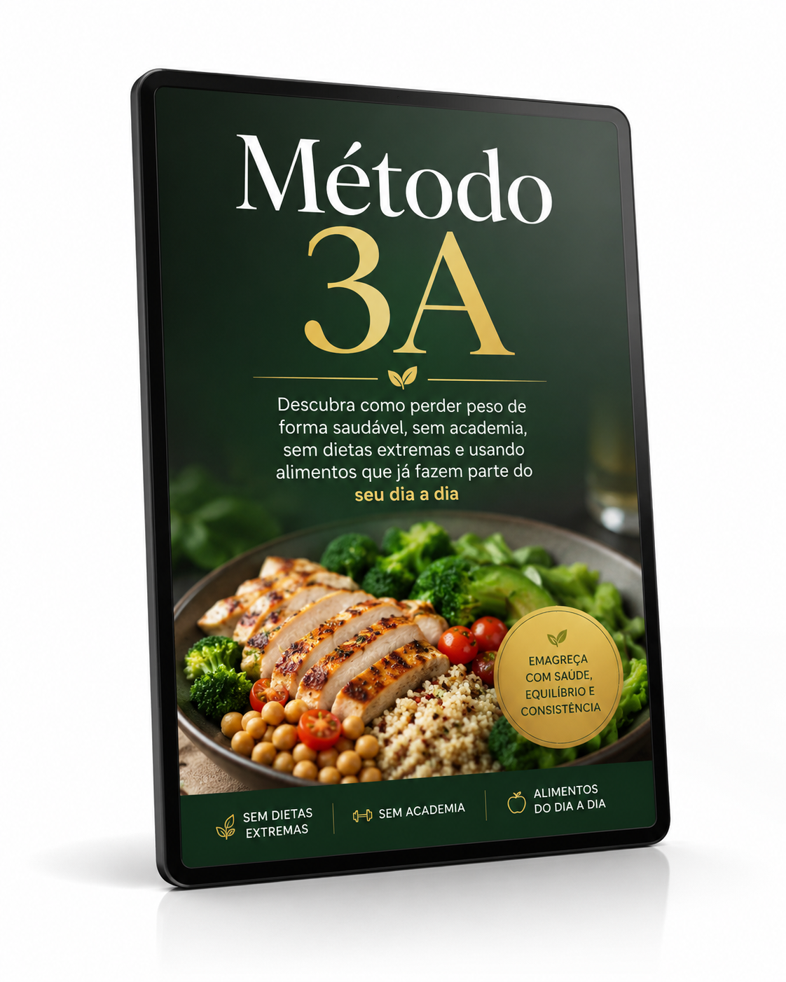 Conteúdo do Método 3A em tablet e smartphone